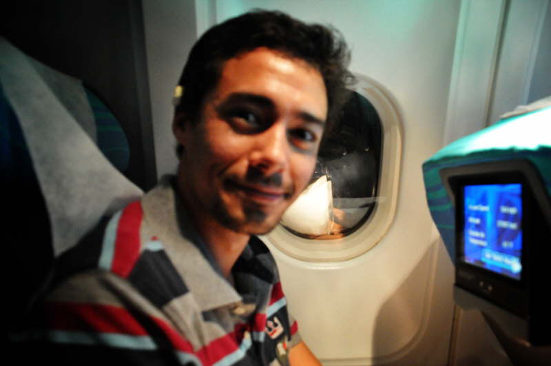 Tahitianske Kenji, som vi mdte i flyet.